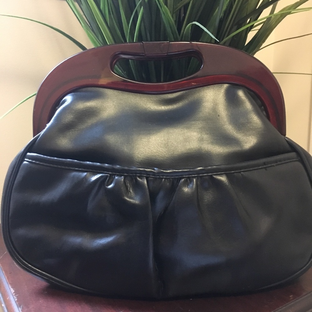 Vintage Black Clutch